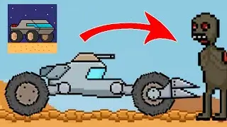 Луноход-2 на планете Дюна в Death Rover! Прохождение песчаной планеты с зомби, апгрейд тачки