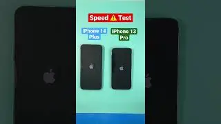 iPhone 14 Plus vs iPhone 13 Pro Speed Test 