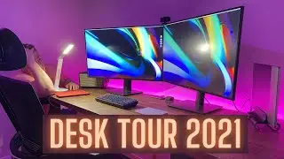 Desk setup + Productive workspace | Home office 2021