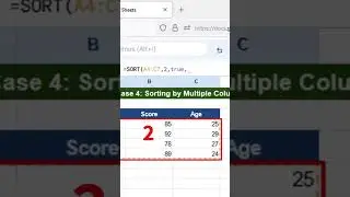 Multiple Column Sorting in Google Sheets