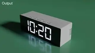 Modelling Table Clock Part 2 | Blender