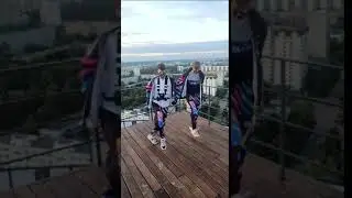 Юность ШАФФЛ ТАНЕЦ ИЗ ТИК ТОК НА КРЫШЕ 😍🔥