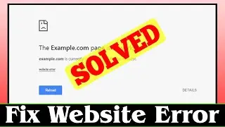 [SOLVED] Website Error Code Problem Issue (100% Working)