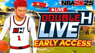 🚨PLAYING NBA2K25 PARK EARLY LIVE! MAKING BEST BUILD & PLAYING PARK FOR THE 1ST TIME!