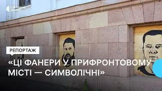 Портрети полеглих воїнів. Меморіал пам'яті створила художниця на палаці культури у Краматорську