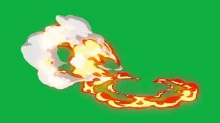 ANIME FIRE SMOKE EVOLUTION FIGHT GREEN SCREEN ANIMATION EFFECTS TRANSITION