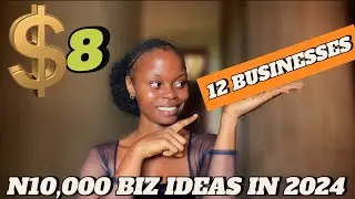 BEST SMALL BUSINESS IDEAS 2024 | 12 BUSINESSES YOU CAN START WITH N10000 $8