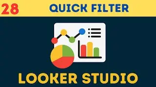 Complete Google Looker [Data] Studio Course | [Tutorial 28] Quick Filter in Google Looker Studio