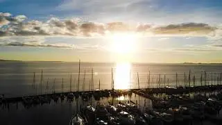 Geelong Water Front sunrise | Aerial Footage - 4k drone flyover | DJI Mavic Air 4K | 4K Video