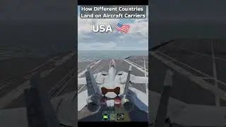 How Different Countries Land On Aircraft Carriers In War Thunder #warthunder #funnyclips #gaming