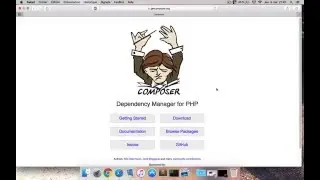 getcomposer - How to install Composer on Mac OS X Sierra 2017