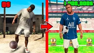 PASO de FUTBOLISTA POBRE a MILLONARIO en GTA 5!