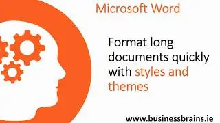 Format long documents consistently with styles and themes in Word