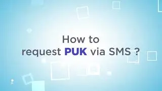 How to request PUK via SMS?