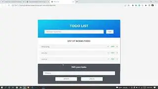 TODO List (CRUD) In JavaScript With Source Code | Source Code & Projects