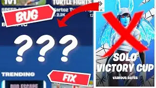 How to FIX Victory Cup not Working in Fortnite Chapter 5