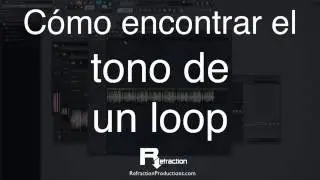 Cómo encontrar tono de un loop o sample ( y hacer un bajo )