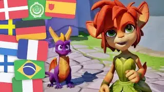 Elora Call Spyro A Dork! - Spyro 2 In 14 Languages