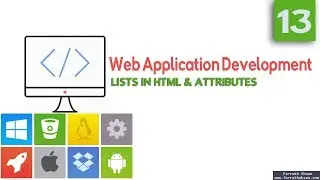 Lists in HTML | Web Application Development | Part 13