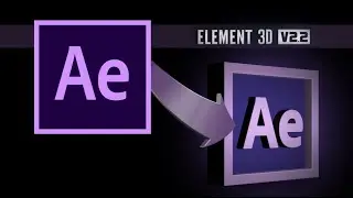 Convert 2D logos into 3D Models with Element 3D