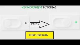 Neumorphism UI Checkbox Design | Toggle Switch | Design Neumorphism | Pure CSS Tutorial | Button CSS