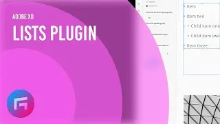 Adobe XD – Create ordered and unordered lists using the Lists Plugin