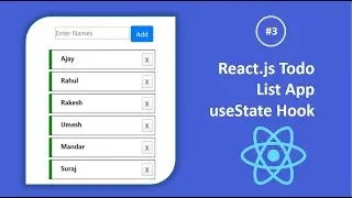 How to Build / Create ReactJS Todo List App using 