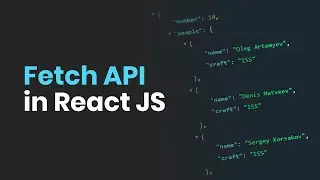 Fetching API data is easier than you think | React JS