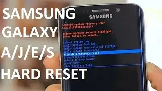 How To Hard Reset Samsung Galaxy J/A/E/S All Series To Unlock Pattern/Pin Lock