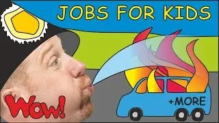 Jobs for Kids with Steve and Maggie | + MORE Magic Stories for Children | Speak with Wow English TV