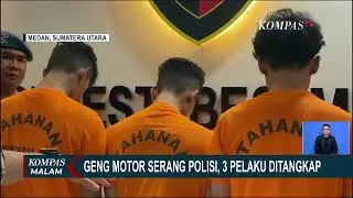 Geng Motor Serang Polisi di Medan, 3 Pelaku Ditangkap