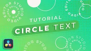 Rotating Circular Text in Davinci Resolve