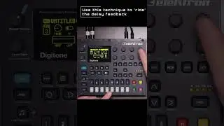 Mastering Digitone // Use this technique to 'ride' the delay feedback