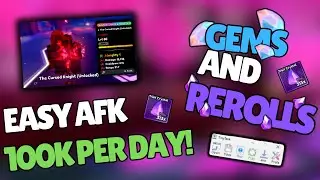 [NEW BEST] HOW TO AFK FARM GEMS AND TRAIT REROLLS IN ANIME DEFENDERS (UPDATE 1)