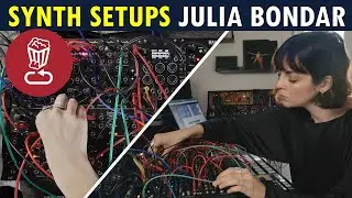 Synth Setup Tips #3 // Julia Bondars Compact Techno Eurorack/MIDI Rig and Performance