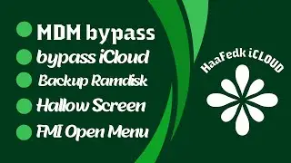 Haafedk iCloud Remove Tool 4.3, bypass iCloud, MDM remove tool ios 15/16/17 Ramdisk tool