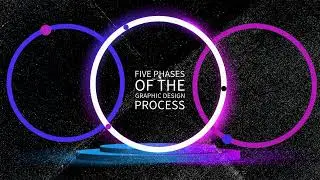 Five phases of the Graphic design process