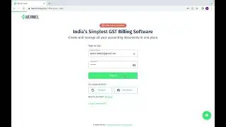 Kernel Billing Software Demo | Sign Up