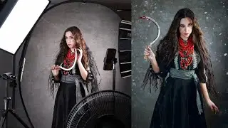 Halloween Photoshoot Behind the Scenes Tutorial - How I Captured Spooktacular Self-Portraits