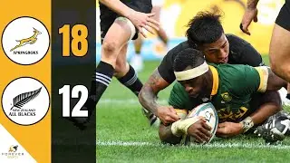 SPRINGBOKS BEAT ALL BLACKS TO WIN FREEDOM CUP BACK! | South Africa vs New Zealand Review