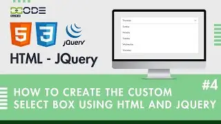 How to Create Custom Select Box in HTML using CSS and jQuery