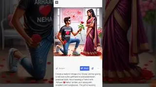 Viral couple name photo editing.How to make ai images instagram trending reels editing