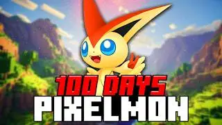 I Spent 100 Days in Minecraft Pixelmon... Here's What happened!