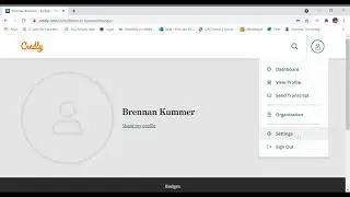 Credly Account Creation and Accept Badges