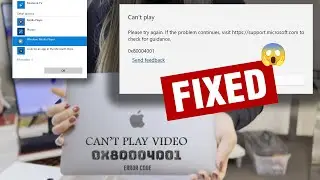 FIX - Cant play .mov / .mpeg video | 0x80004001 | HEVC codec extension | 13 MacBook Pro Unboxing