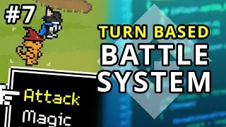 GameMaker: Turn Based Battles - Part 7: Selecting Actions (Tutorial Series)