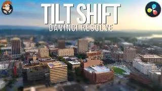 Easy TILT SHIFT Effect in Davinci Resolve 16 - 5 Minute Friday #54