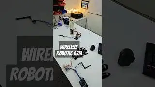 Wireless Robotic Arm Project #ARDUINO #IDEAS #NEWIDEAS #YTSHORTS