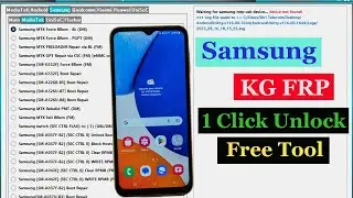 Samsung FRP, KG, MDM Unlock Free Tool ! Android Utility v116