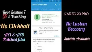 How to root realme 7 | How to root Narzo 20 pro | full process | no clickbait